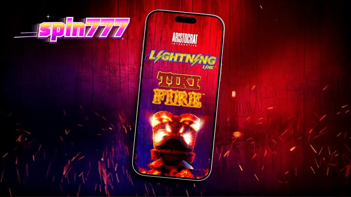 Tampilan visual slot Tiki Fire dengan nuansa Polinesia yang khas
